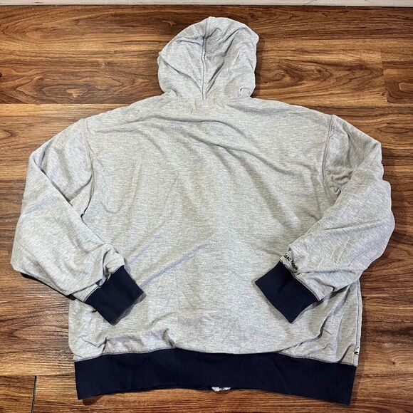 VTG Mark Ecko Unltd Hoodie Full Zip Sweatshirt Y2K Gray Mens XL Velvet Lining - Picture 5 of 7